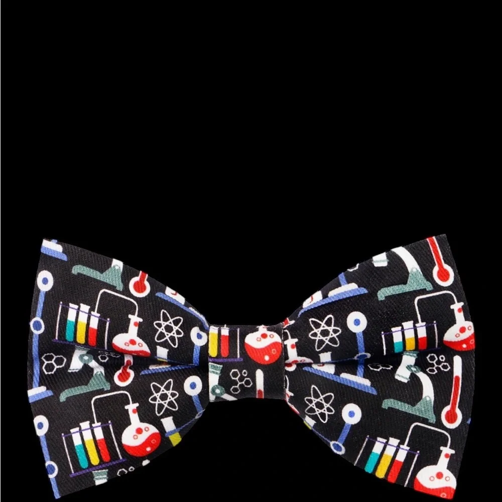 Science-Themed Black Bow Tie for Baby/Toddler NWT